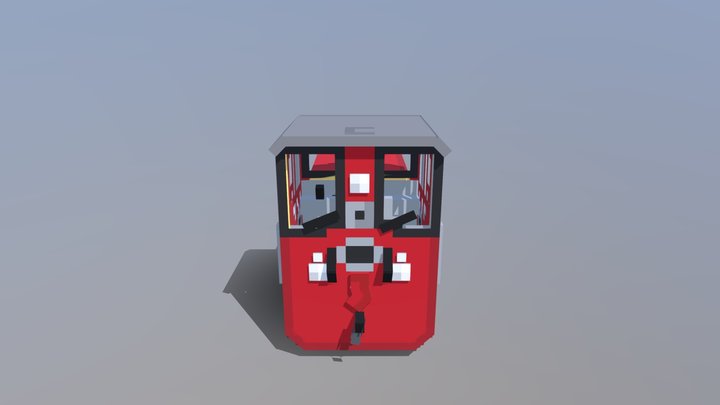 Narrow Gauge Diesel 3D Model