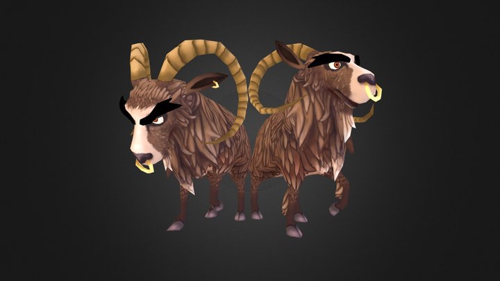 Goat 3D Model