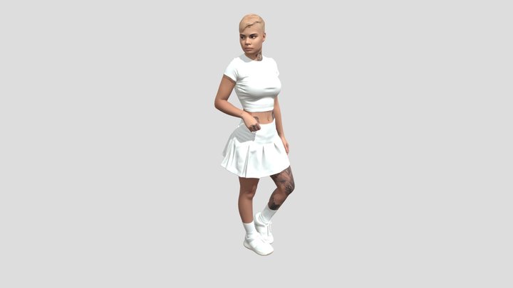 White on White Confidence – Gratis 3D-model STL