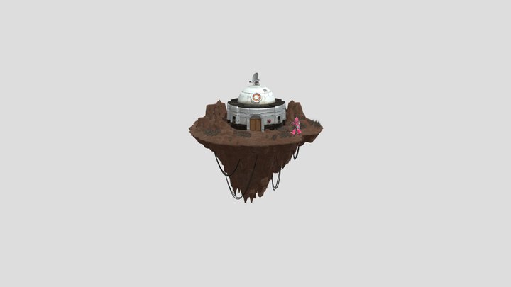 Space Robot 3D Model