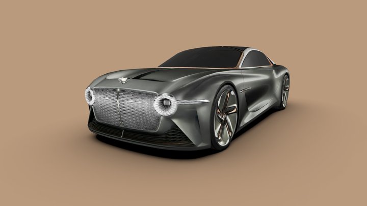 Bentley EXP 100 GT Concept 2019 3D Model