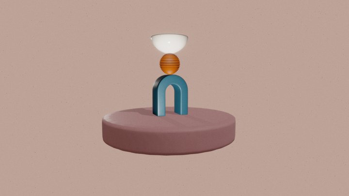 Abstract Figures 3D Model