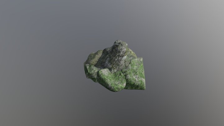 6 Similar Rocks Clustered - Fisher Billings 3D Model