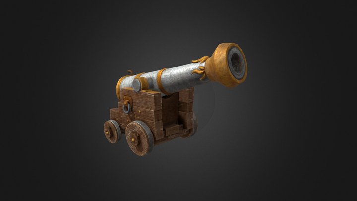 炮 3D Model