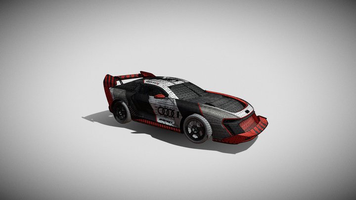 Audi E- Tron Quattro Hoonitron 3D Model