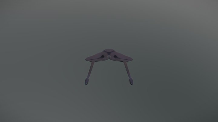 Alien Ray 3D Model