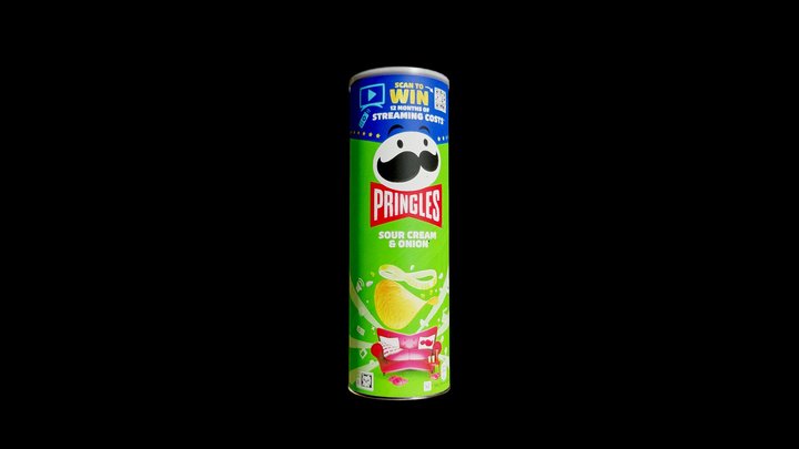 Pringles Can 3D Model