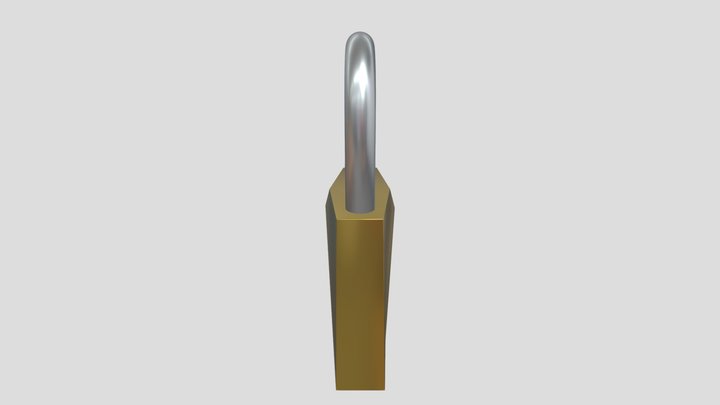 Padlock 3D Model