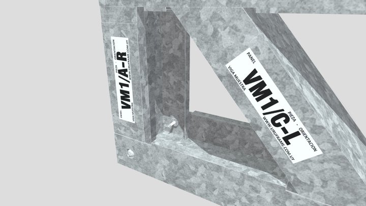 Uruframe beam 3D Model