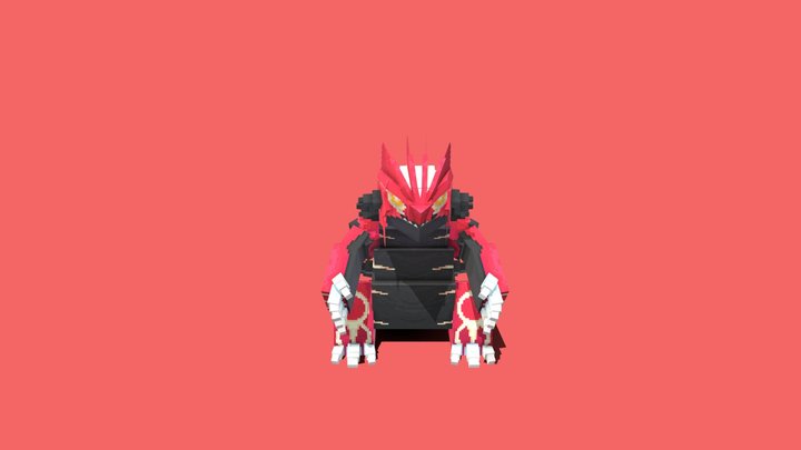 Groudon 3D Model