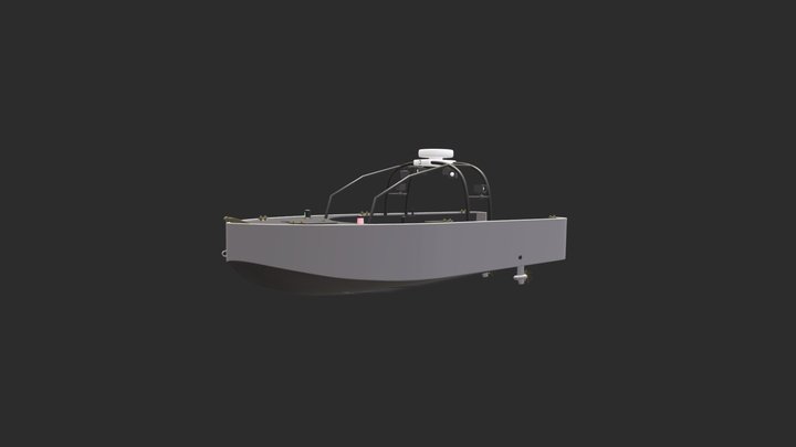 Unmanned Boat 3D Model
