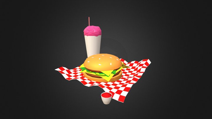 Happy meal 3D Model