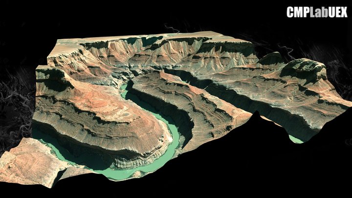 Gran Cañón, río Colorado, Arizona, EE.UU (II) 3D Model