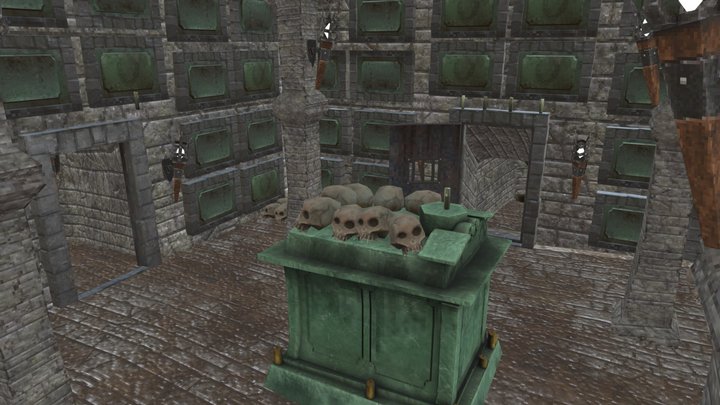 Catacombs Map 3D Model