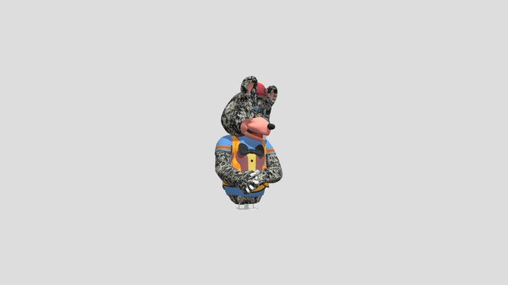 Cyber Chuck E Cheese 3D Model