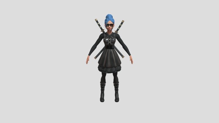 Sam the Hunter 3D Model