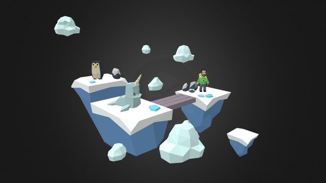Cliffy Run Glacier! 3D Model