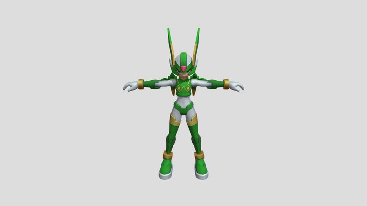 Mega Man X DiVE - Harpuia 3D Model