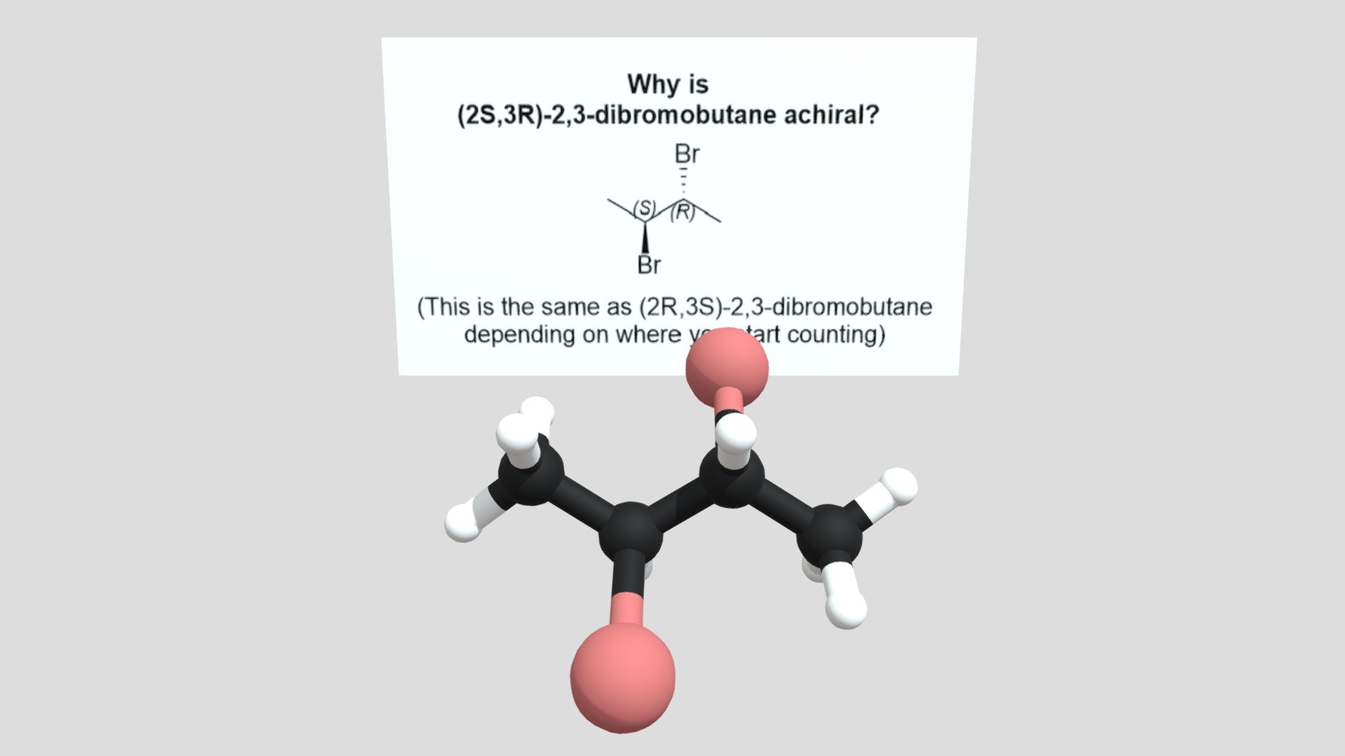 Meso Compound - Download Free 3D model by Chemistry in 3D (@chem3d ...