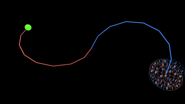 A skewed discrete sinusoidal path 3D Model