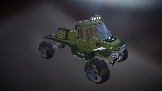 Hercules Mars Rover 3D Model