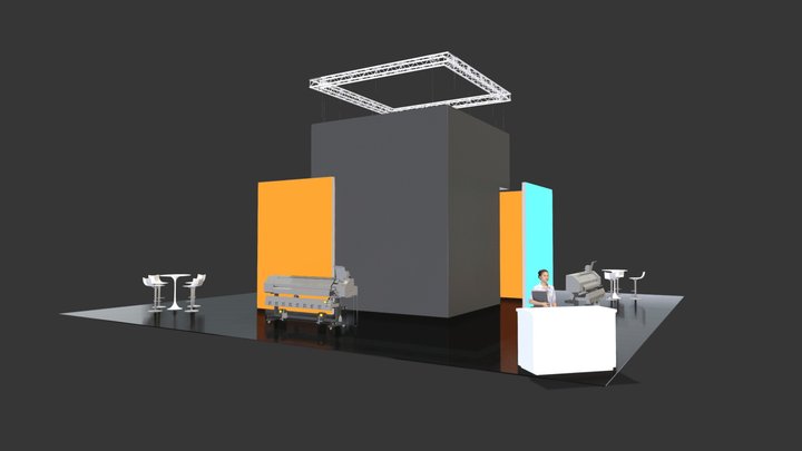 50'x50' LexJet - PrintUnited24 3D Model