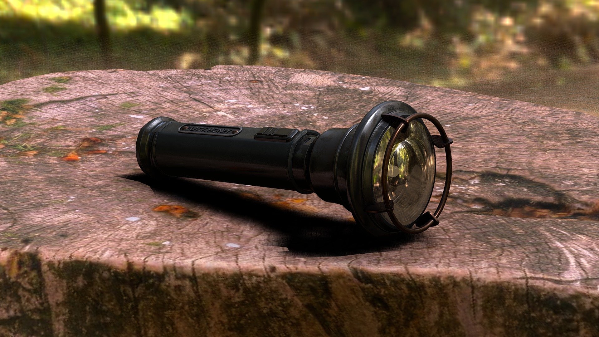 Woodsman Collection - Vintage Flashlight - Buy Royalty Free 3D model by ...