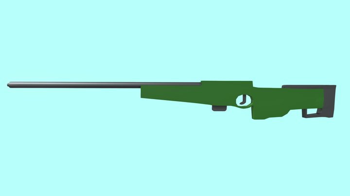 awp sniper 3D Model