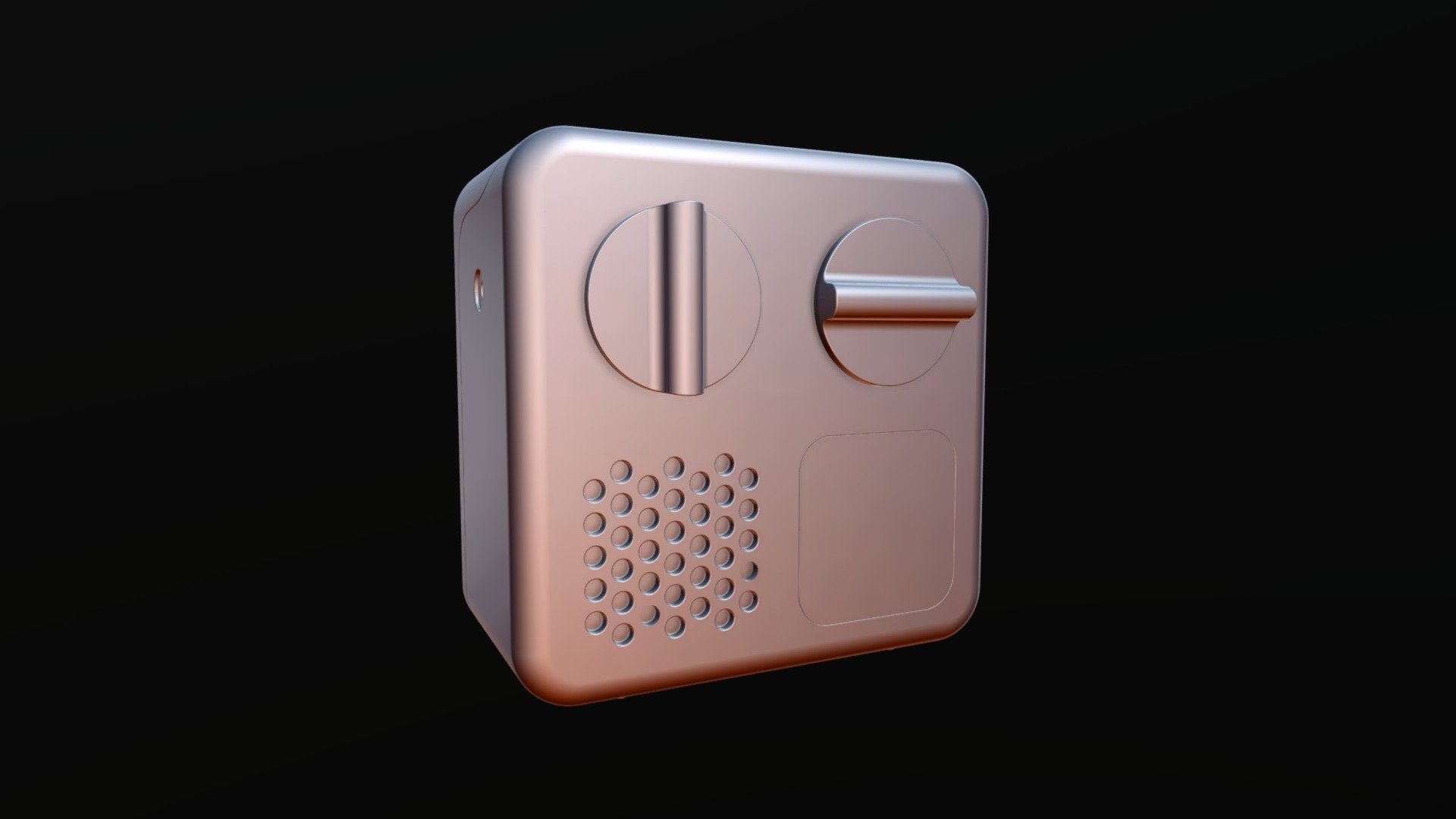 Mini audio Box - 3D model by Banana (@chuzhaopengjuanjuan) [9a1d467 ...