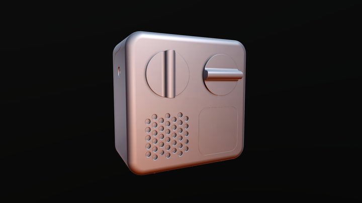 Mini audio Box 3D Model