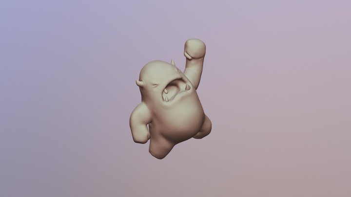 CG Cookie Exercise: Melvin Sculpt 3D Model