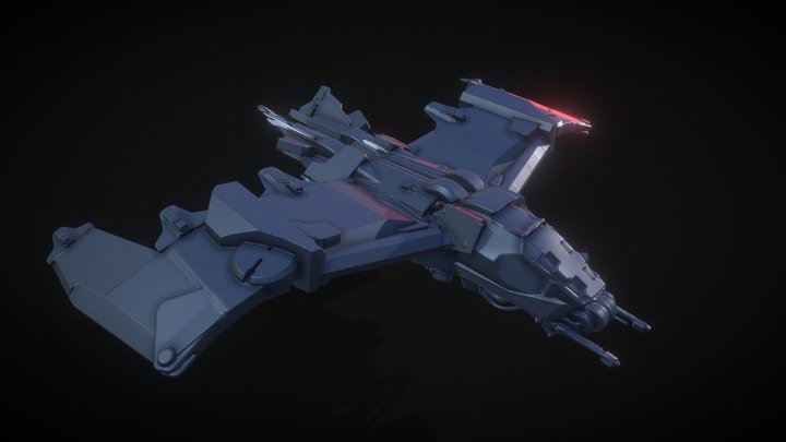 Ship06-Blockin 3D Model