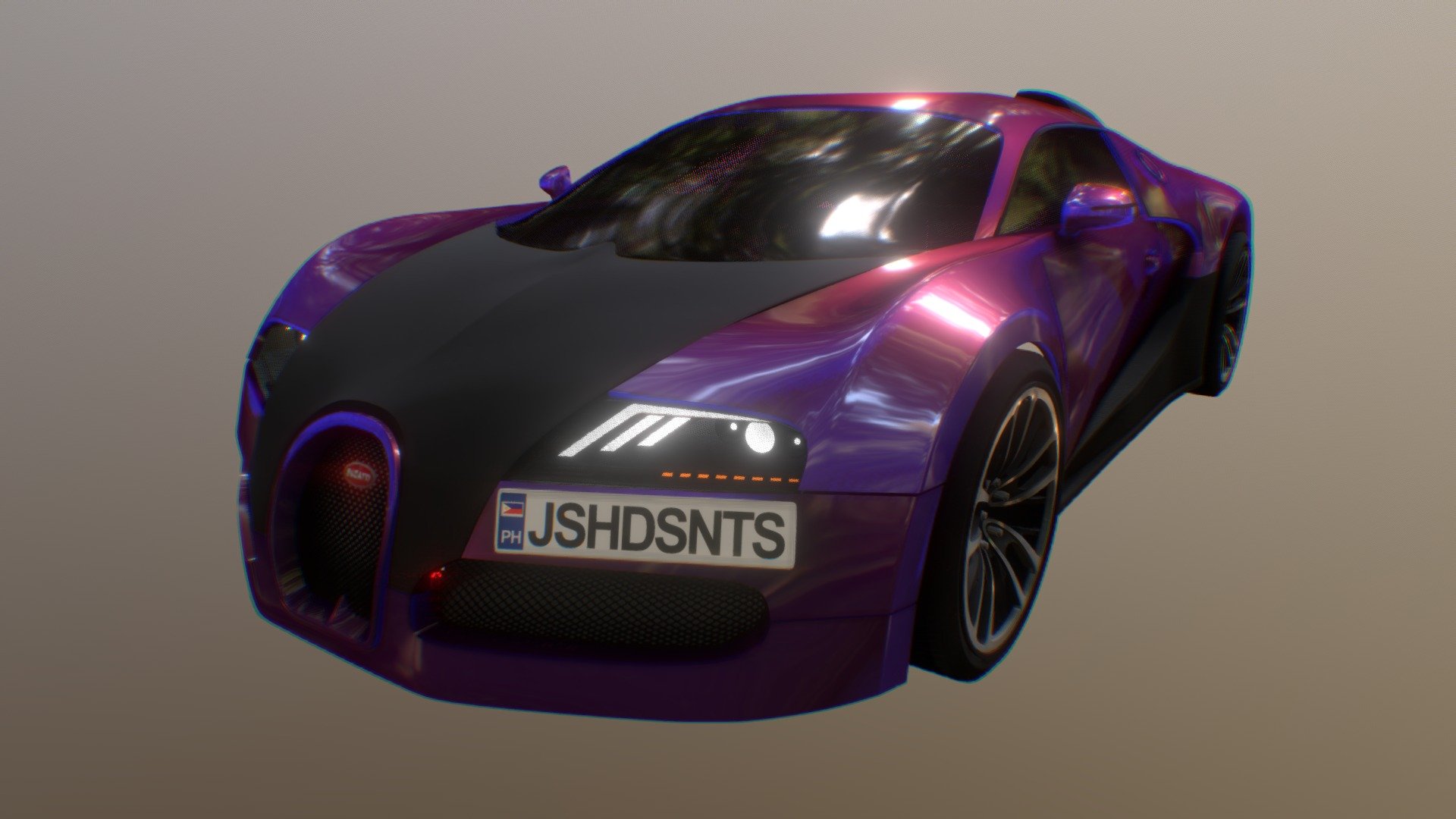 Bugatti Veyron - Download Free 3D model by Joshua Rei (@jshdsnts ...