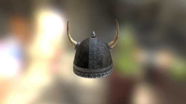 Viking Helmet 3D Model