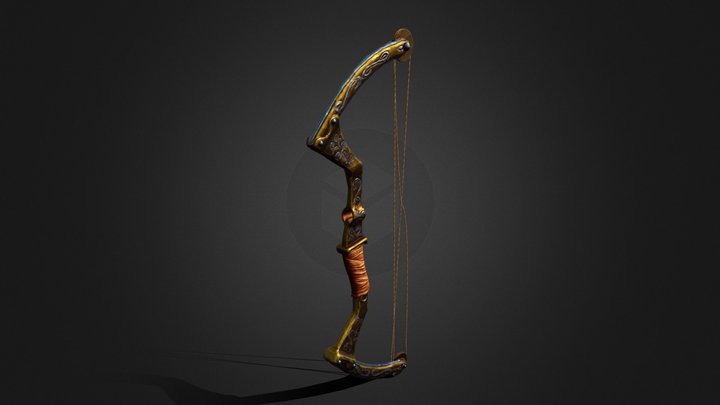 Stylised Bow 3D Model