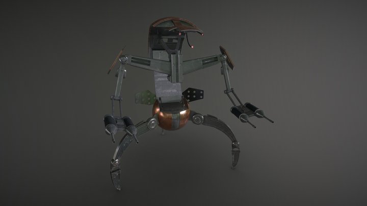 Droideka 3D Model