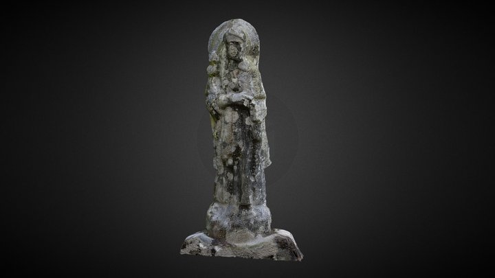Piedra Jesús Galicia 3D Model