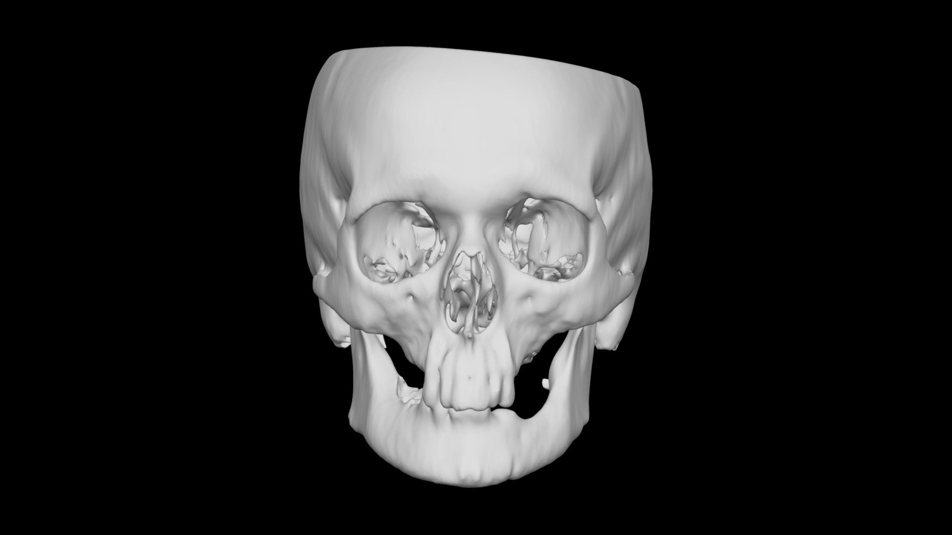 Skull Female 80yo — Sketchfab embed 3D viewer