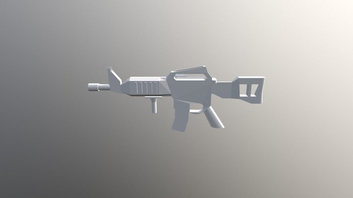 M4A1 Custom 3D Model
