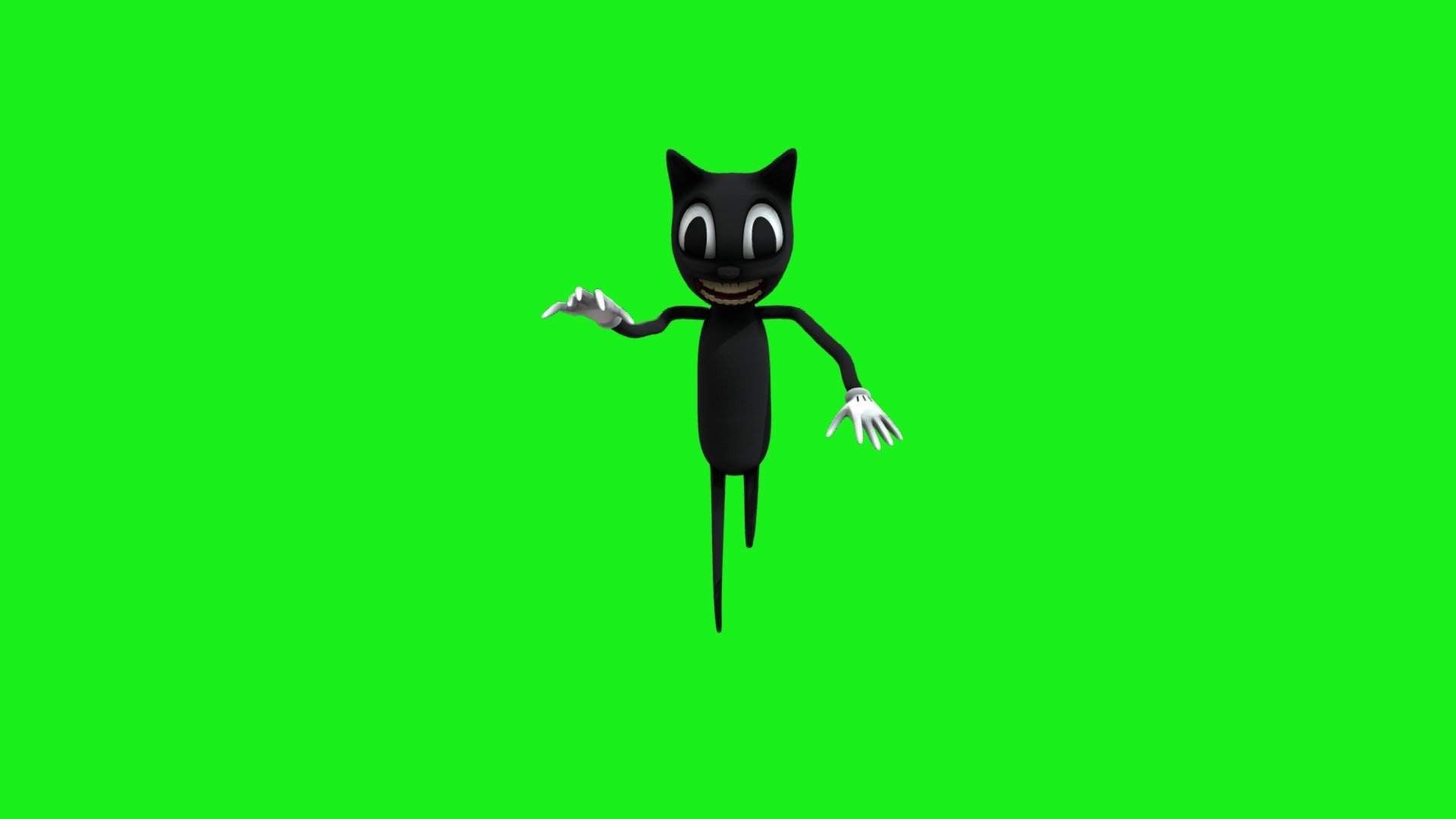 Cartoon Cat - Zombie Scream - Download Free 3D model by Horror ...