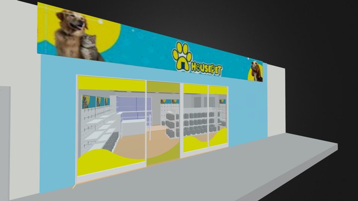 Local 1B Supermercado Rancagua 3D Model