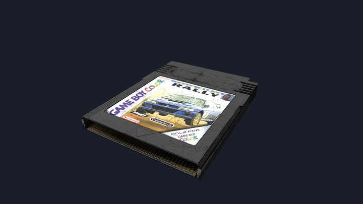 mcrae gameboy game 3D Model