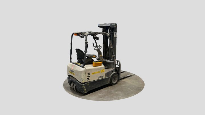 Sit-down Forklift [Crown] 3D Model