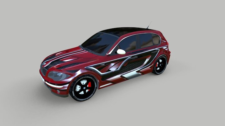 BMW 116i Atika 3D Model