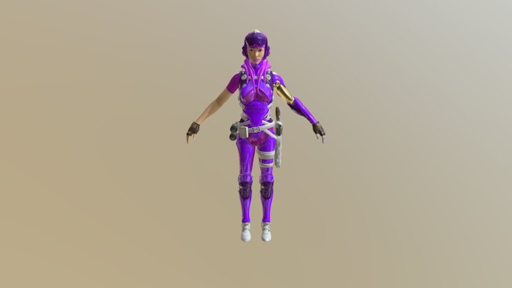 Female_Character 3D Model