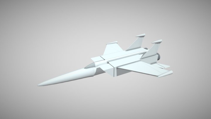 MiG-25 3D Model