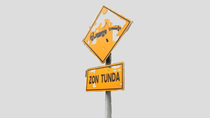 Road sign 3D Model