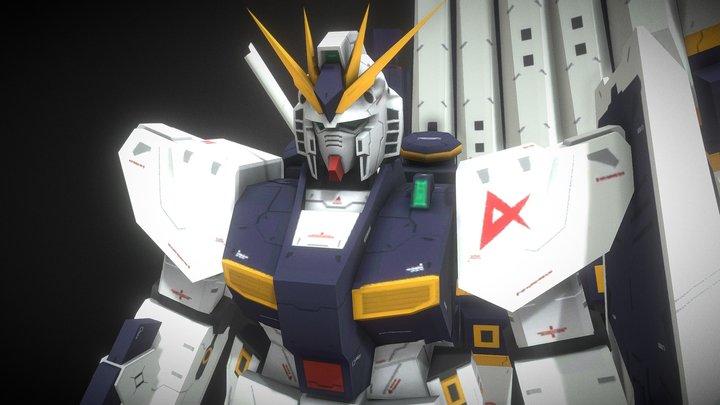 Rx-93 Nu Gundam 3D Model