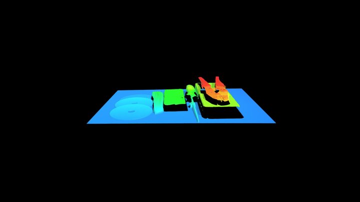 Tools with color mapping 3D Model