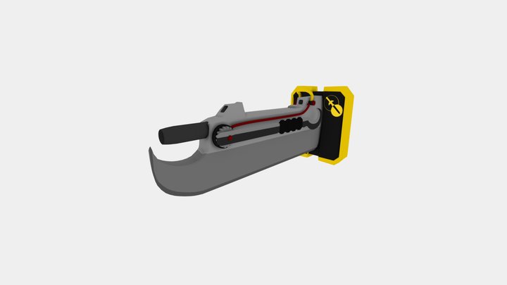 Gram Tenebris - RWBY OC Weapon 3D Model